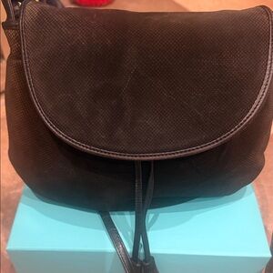 Bottega Veneta Black Crossbody Bag brown suede